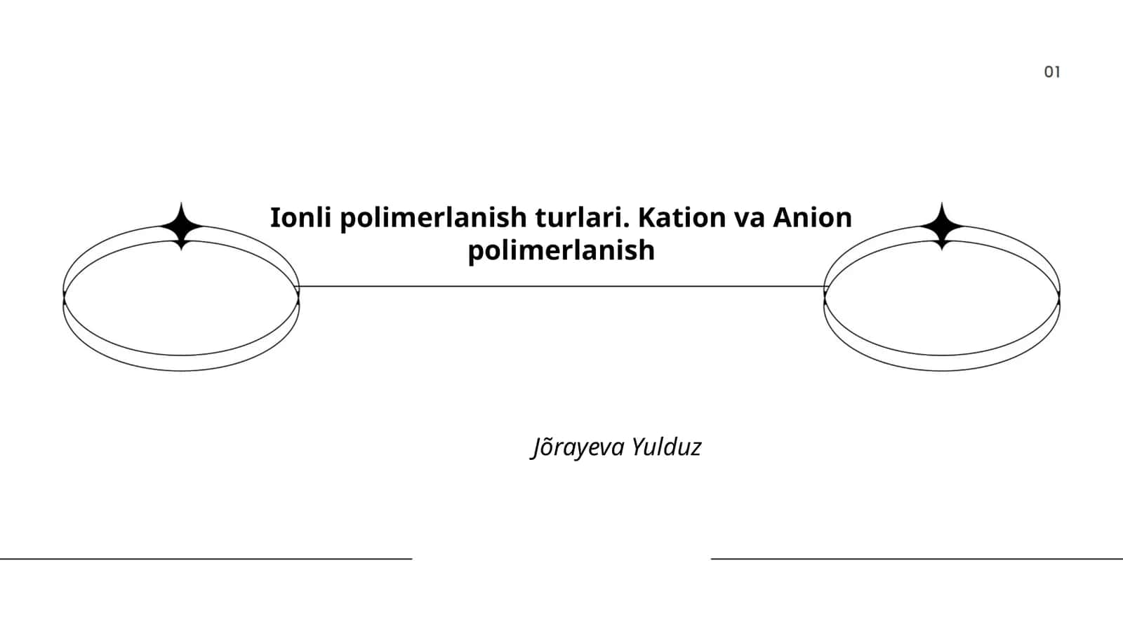 Ionli polimerlanish turlari. Kation va Anion polimerlanish 1