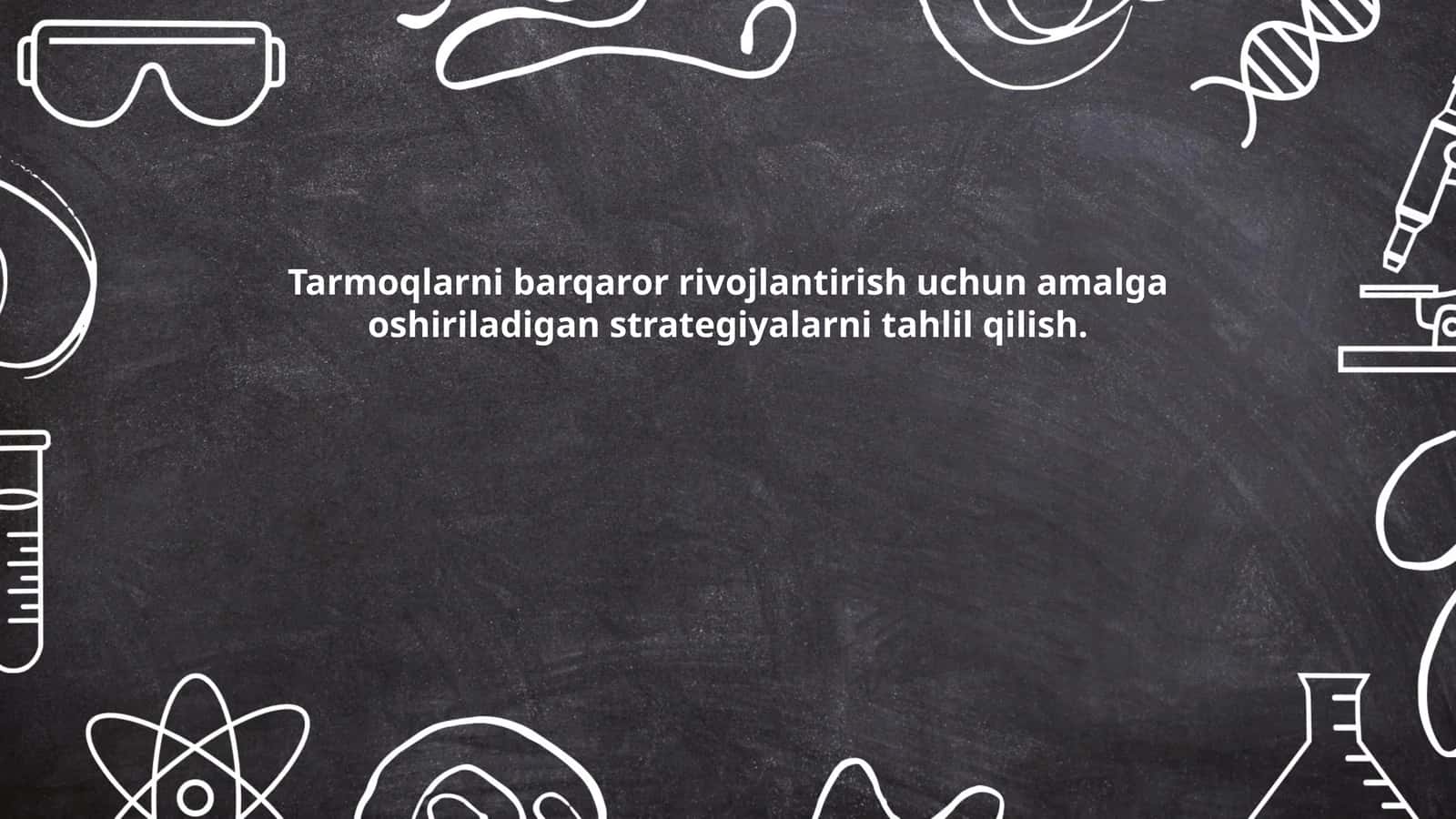 Tarmoqlarni barqaror rivojlantirish strategiyalari 1
