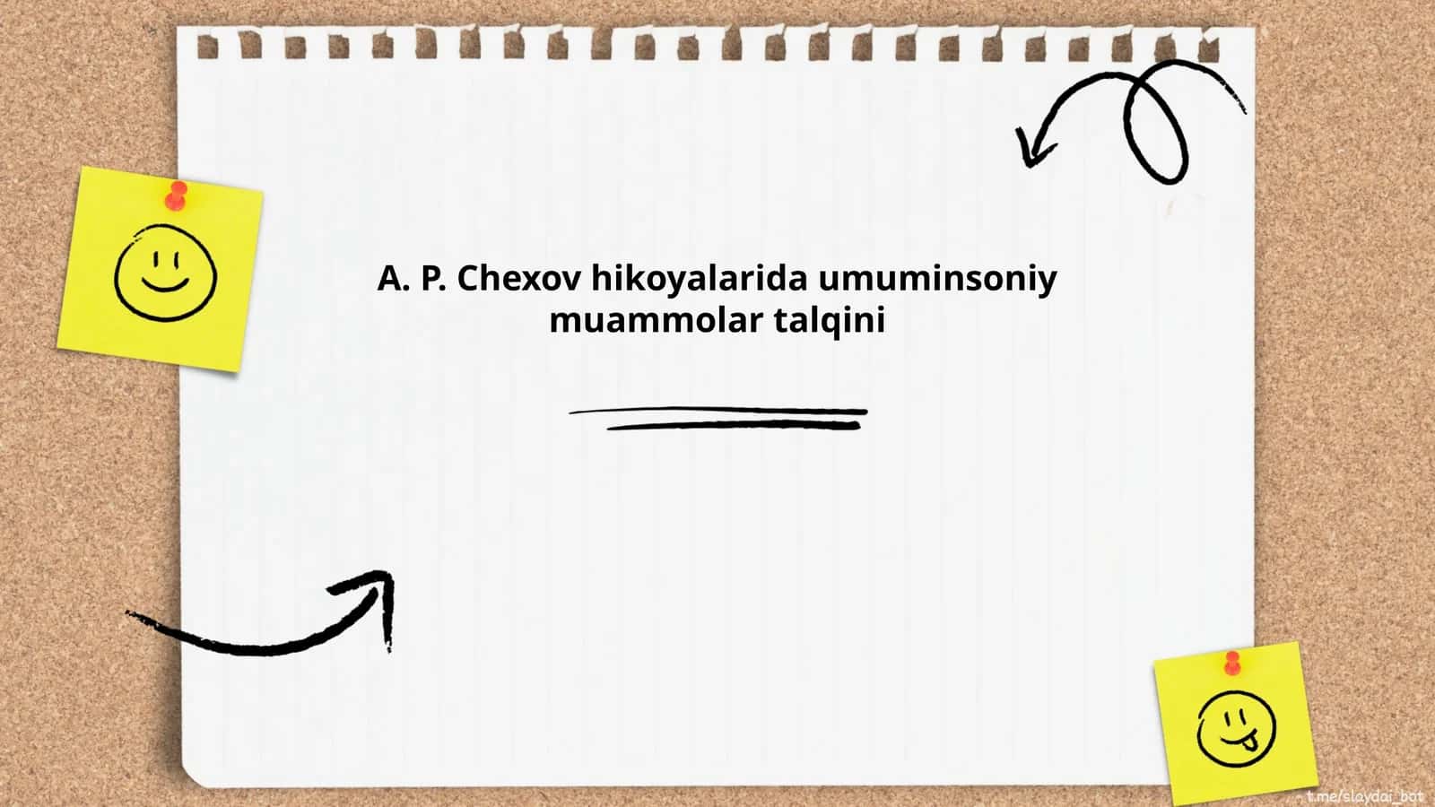 A. P. Chexov hikoyalarida umuminsoniy muammolar talqini 1