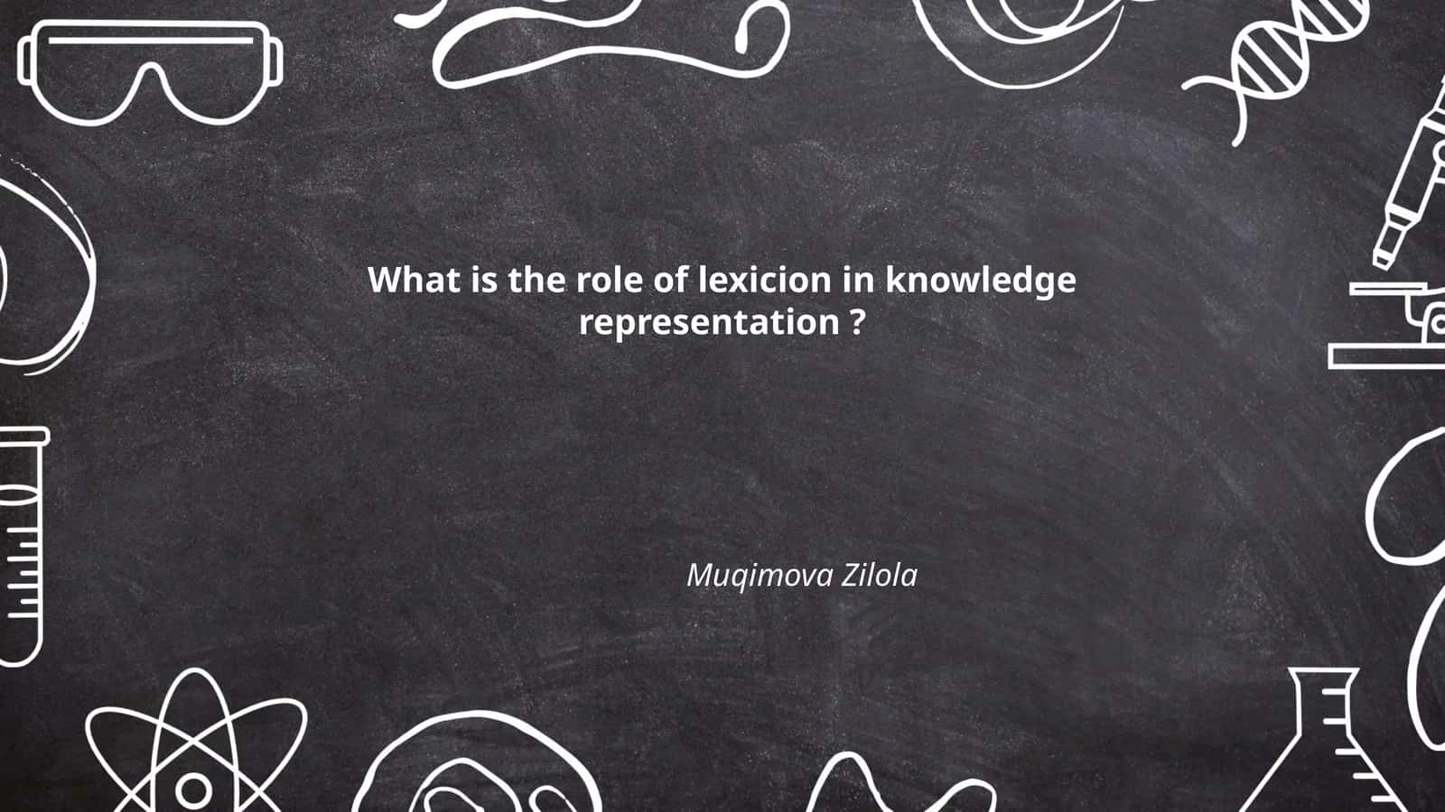 Lexicons in Natural Language Processing (NLP) 1