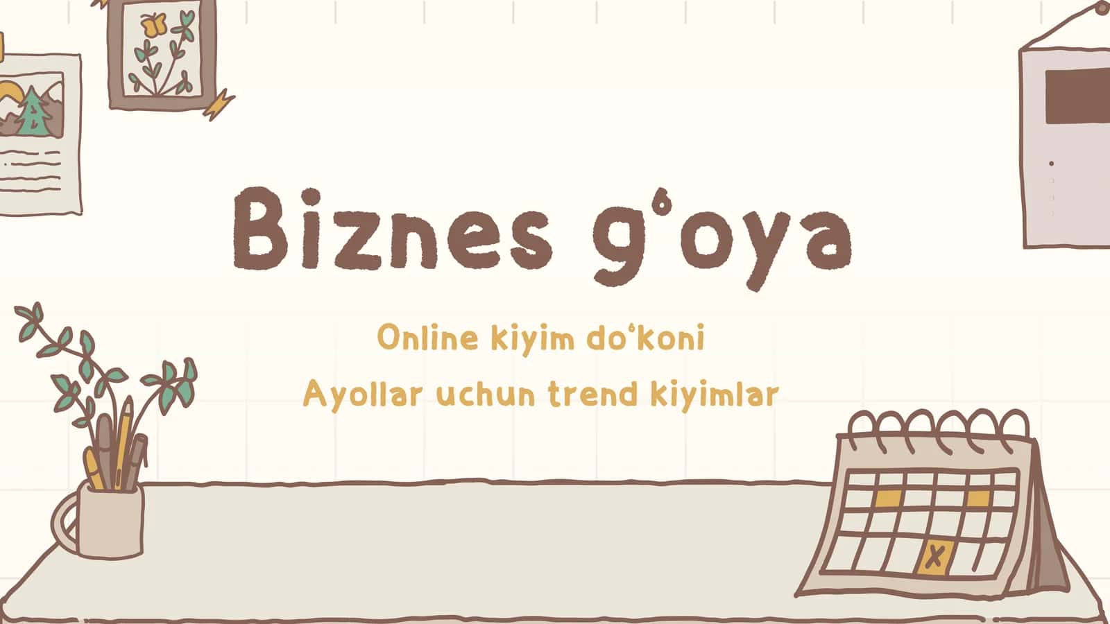 Online kiyim do‘koni 1