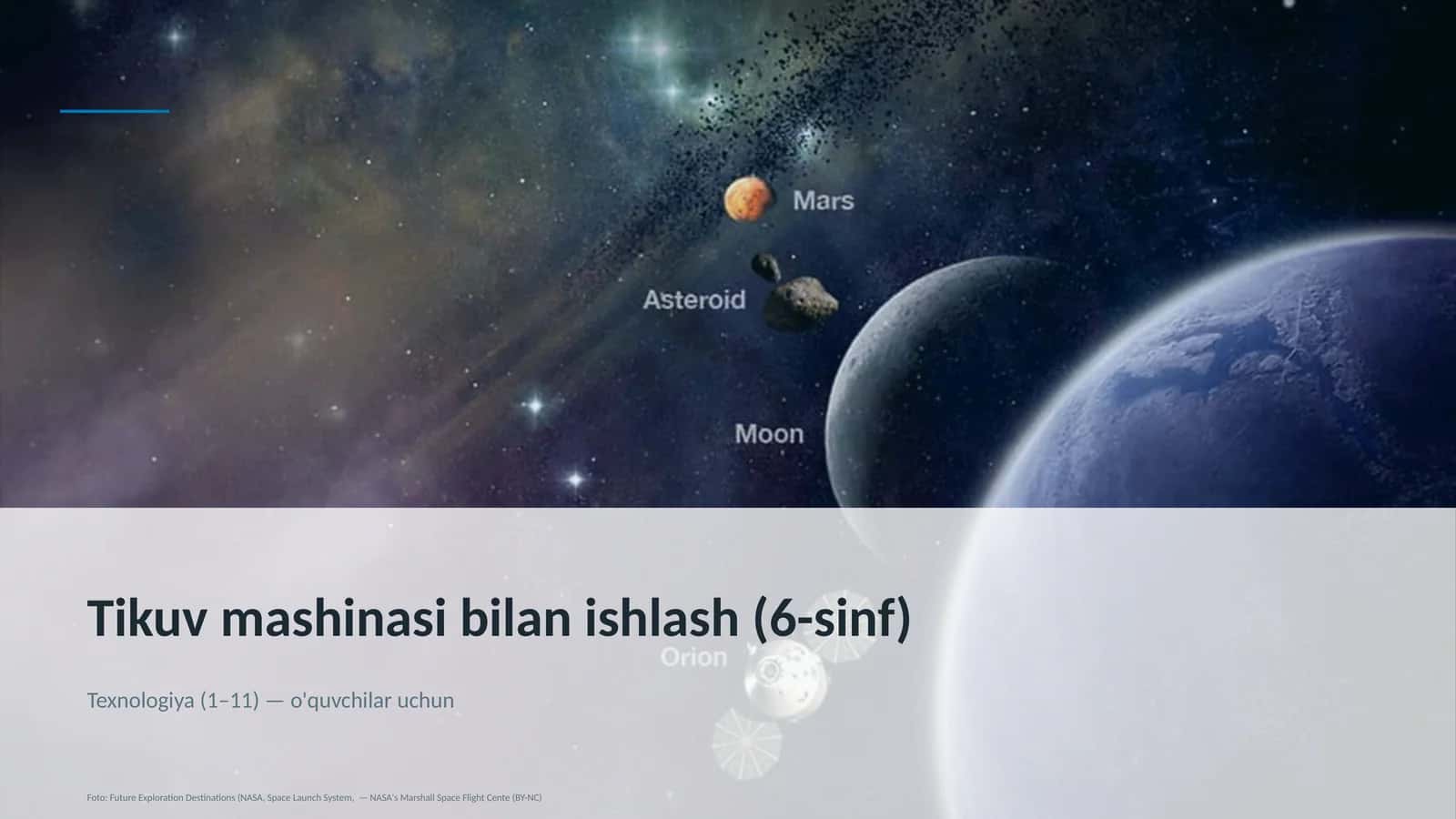 Tikuv mashinasi bilan ishlash (6-sinf) 1