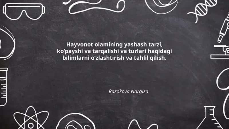 Hayvonot olamining yashash tarzi, ko‘payshi va tarqalishi va turlari 1