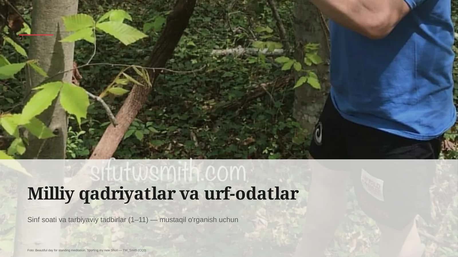 Milliy qadriyatlar va urf-odatlar 1
