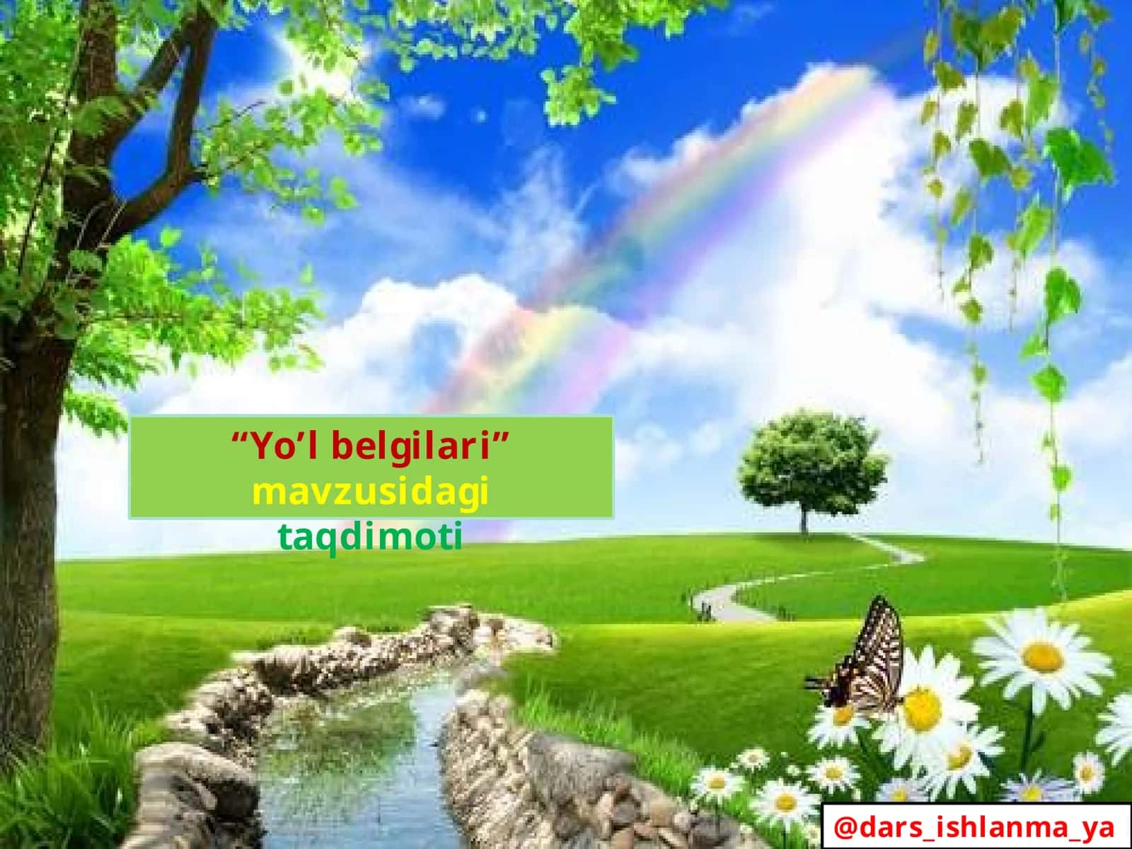 Yo'l  belgilari 1