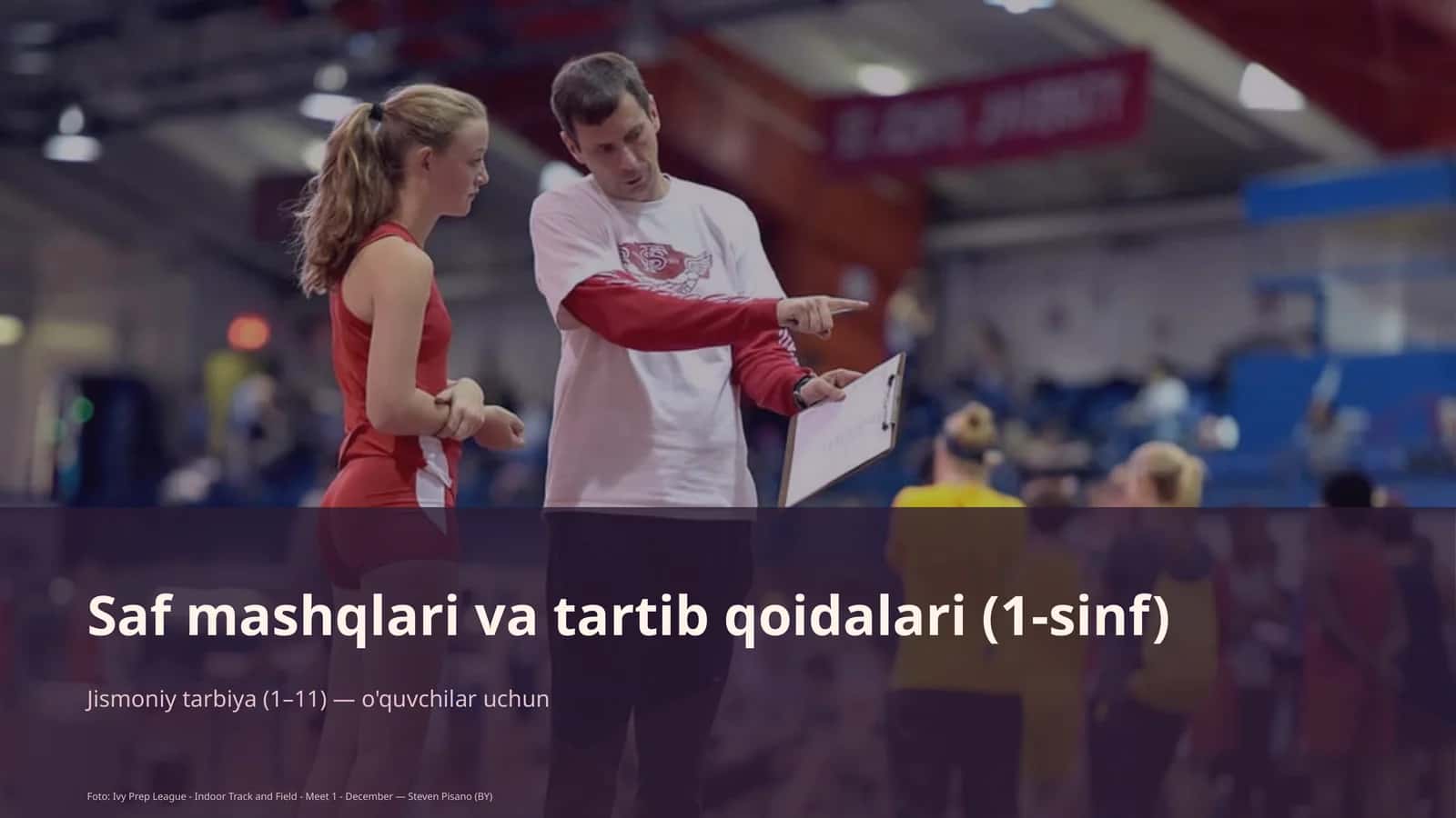 Saf mashqlari va tartib qoidalari (1-sinf) 1