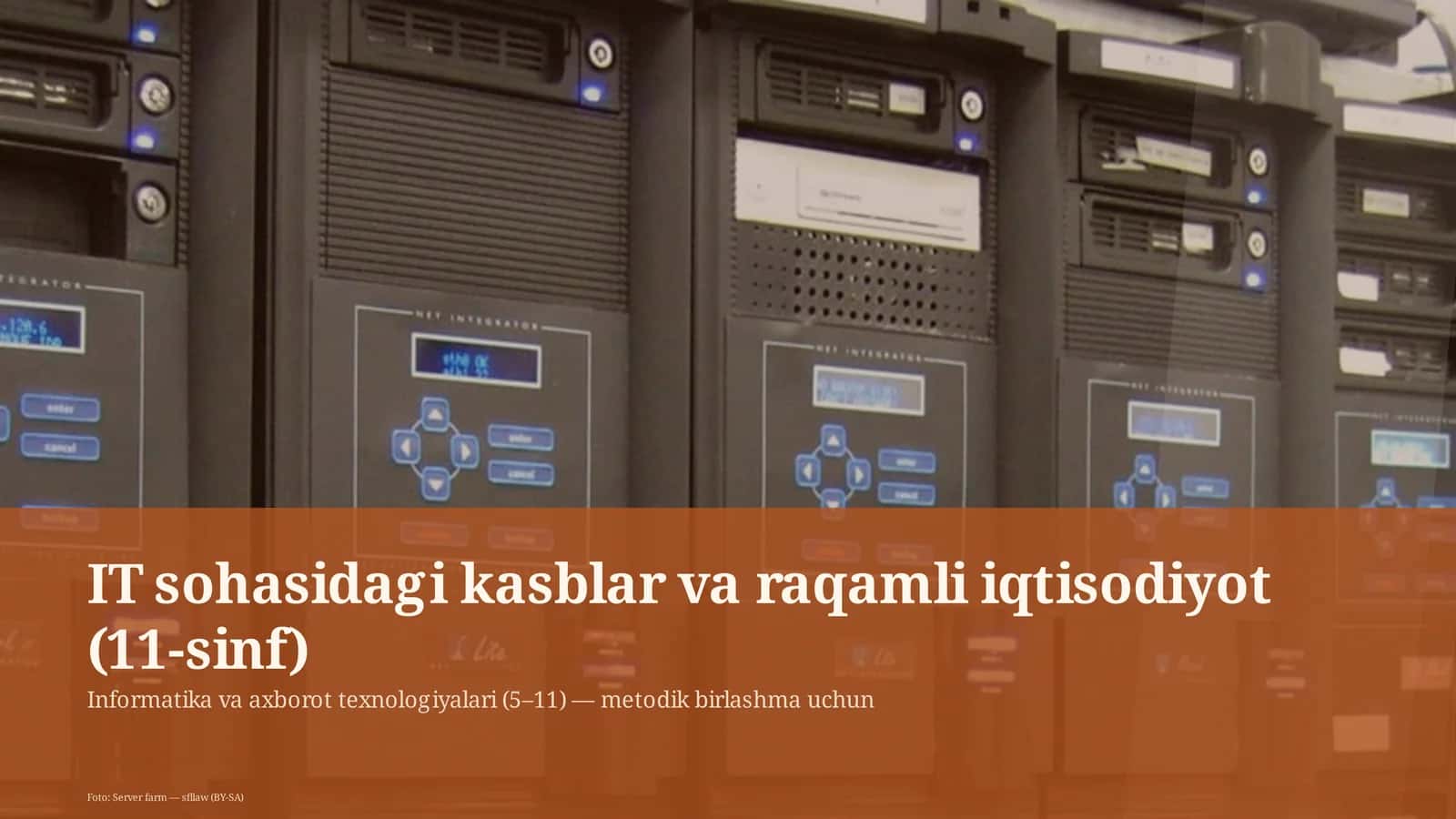 Informatika va axborot texnologiyalari (5–11) — metodik birlashma uchun 1