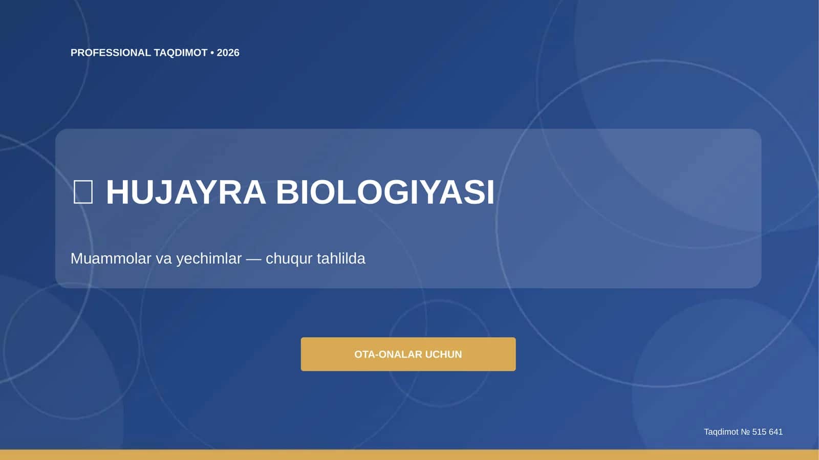 HUJAYRA BIOLOGIYASI 1