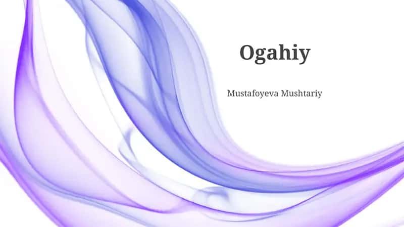 Ogahiy 1