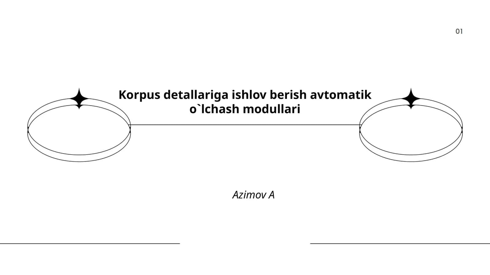 Korpus detallariga ishlov berish avtomatik o`lchash modullari 1