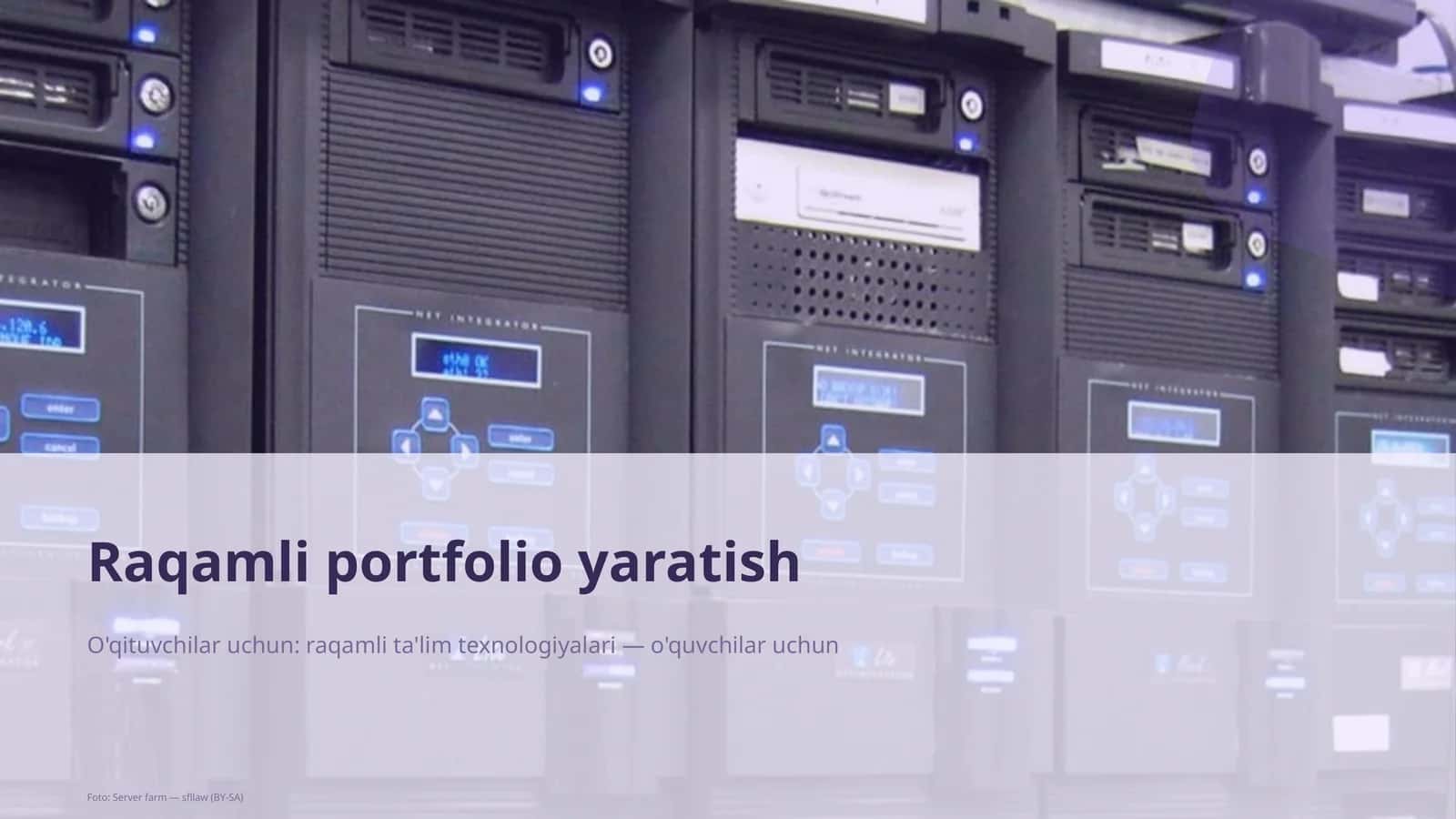 Raqamli portfolio yaratish 1