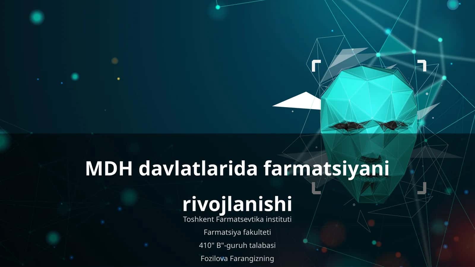 MDH davlatlarida farmatsiyani rivojlanishi 1