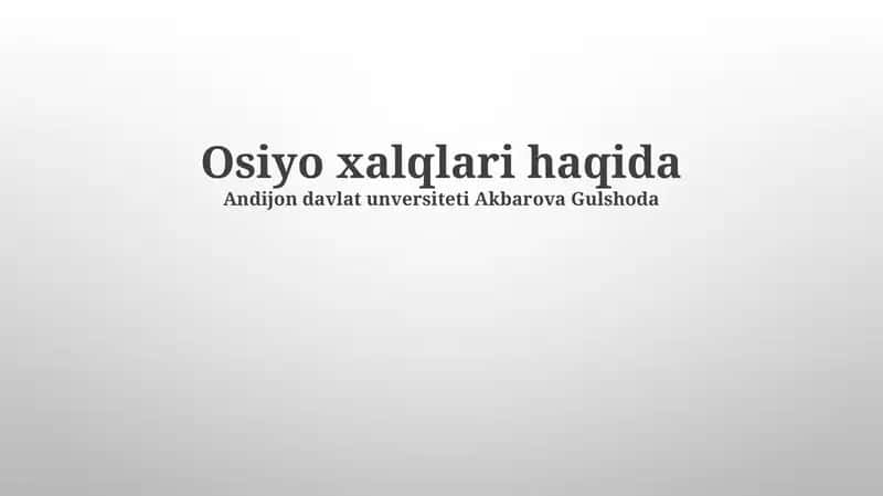 Ossеt tarixi 1