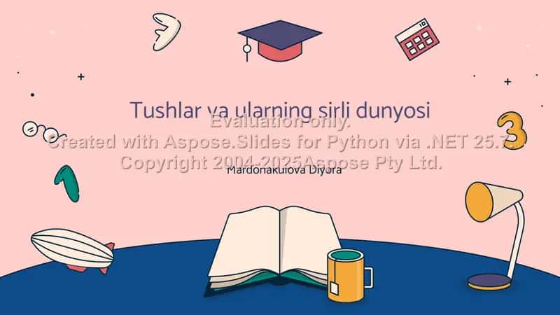 Tushlar va ularning sirli dunyosi 1