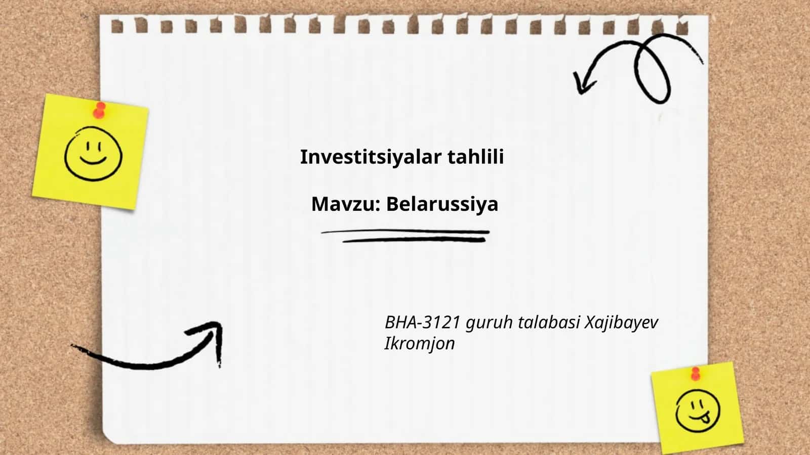 Belarussiyada investitsiya siyosati 1