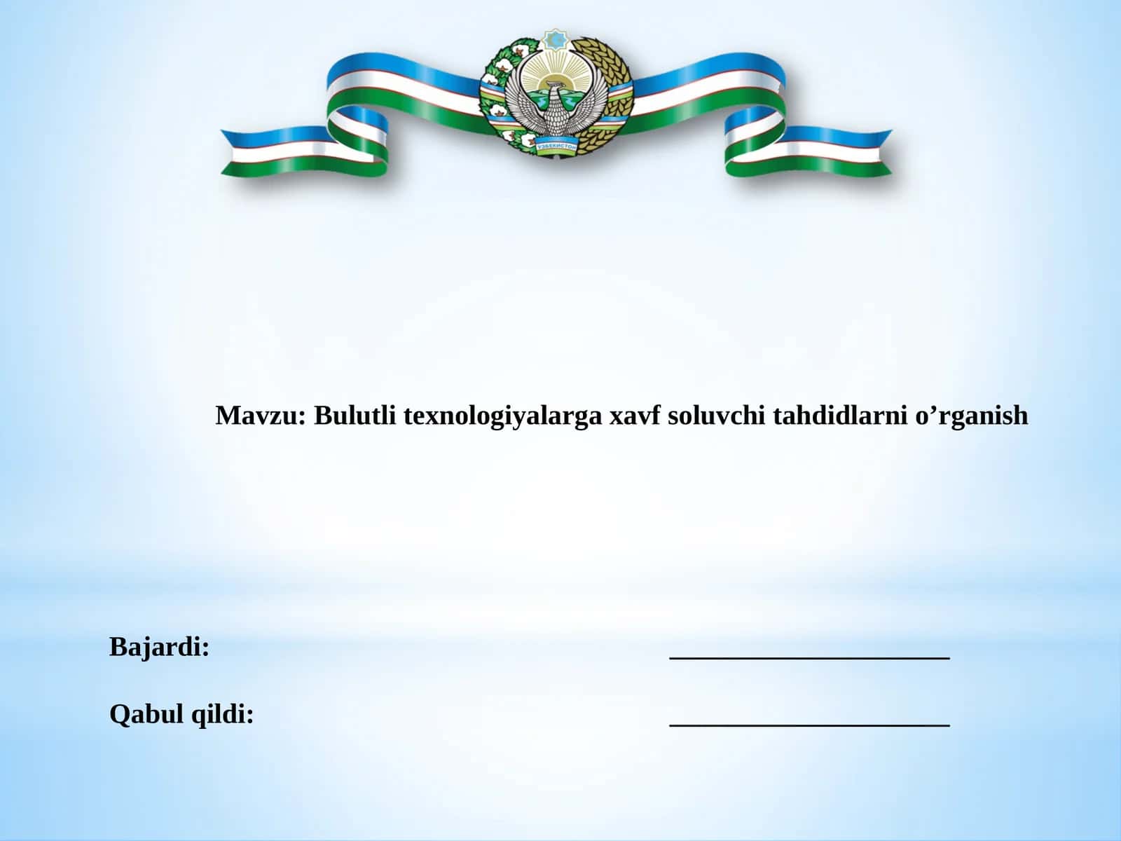 Bulutlitexnologiyalargaxavfsoluvchitahdidlarnio’rganish 1