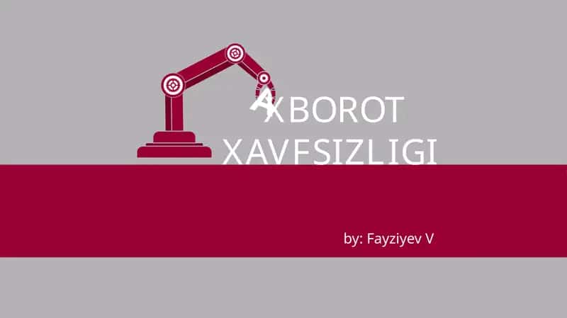 Kiberxavf turlari 1