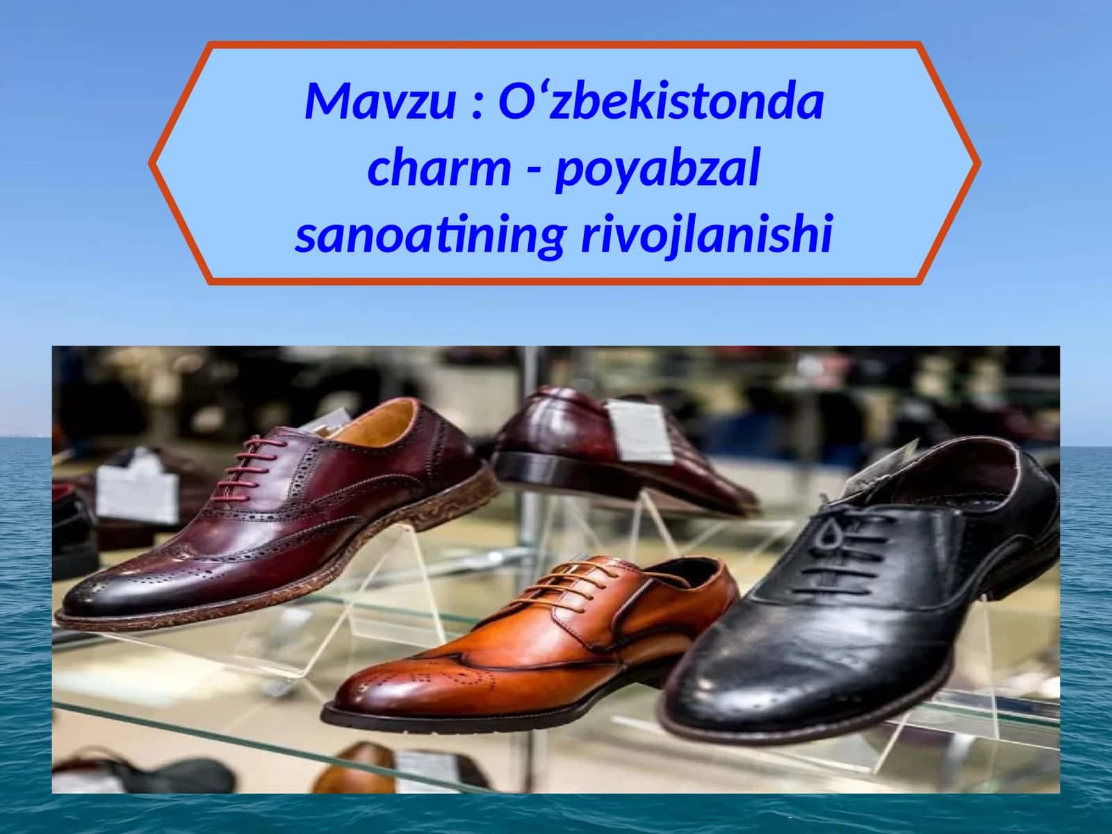 O‘zbekistondacharm-poyabzalsanoatiningrivojlanishi 1