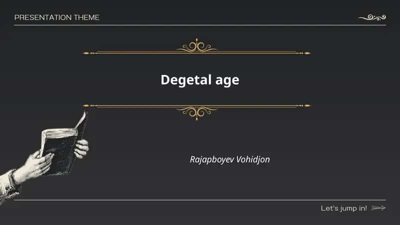 Degetal age 1
