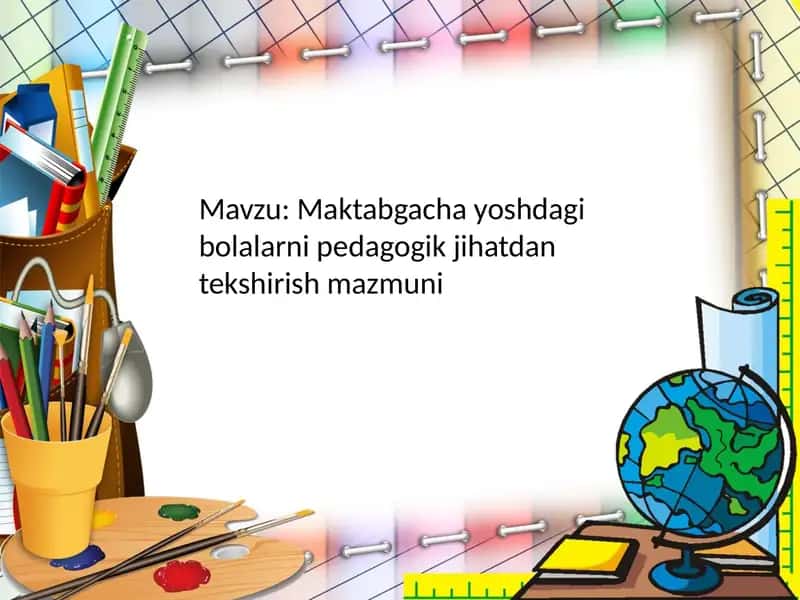 Pedagogik tekshiruv 1