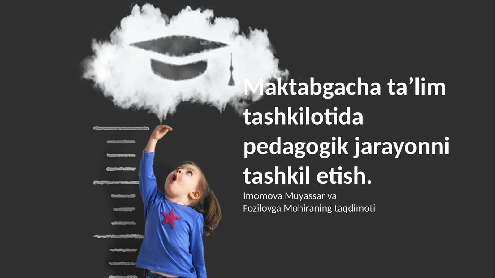 Maktabgacha ta'lim tashkilotida pedagogik jarayonni tashkil etish 1