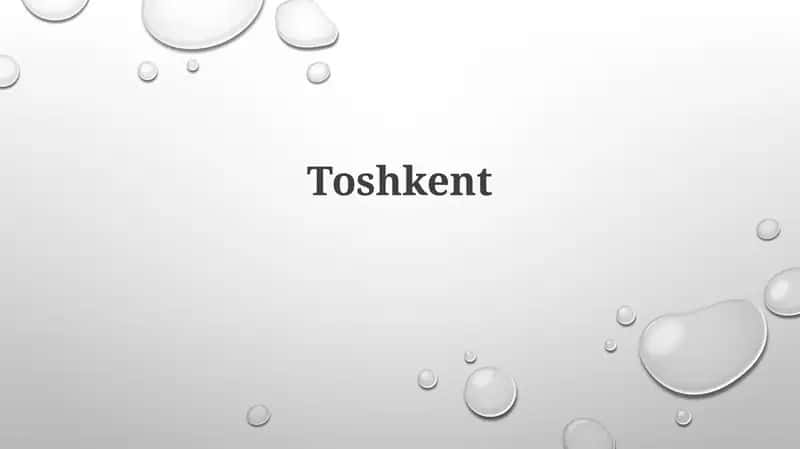 Toshkent: Tarix va Geografiya 1
