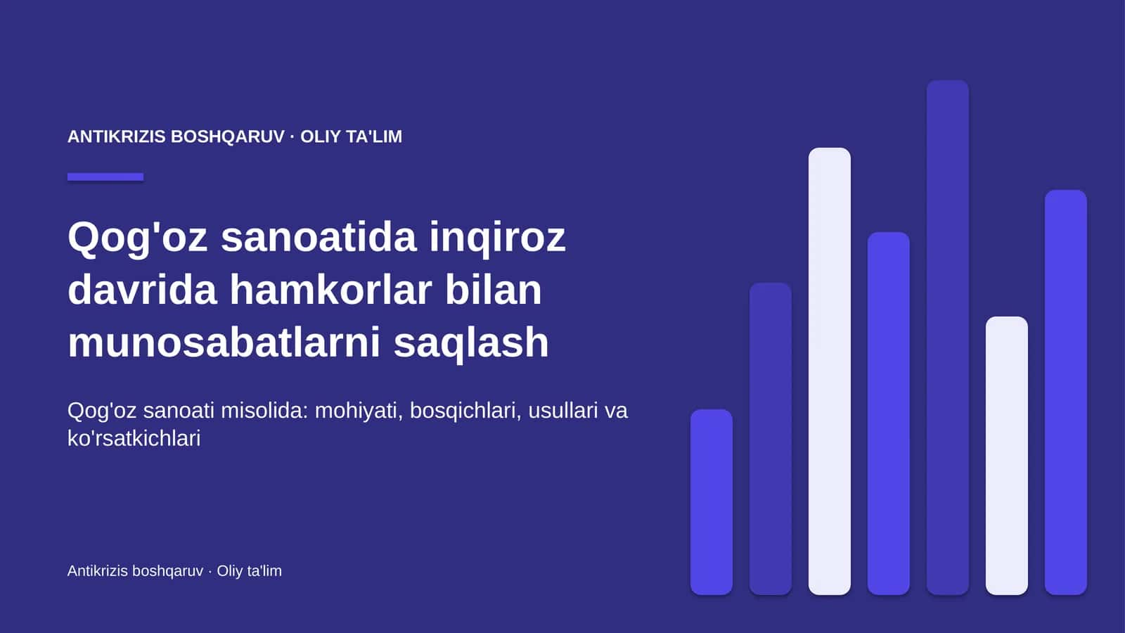 qog'oz sanoatida inqiroz davrida hamkorlar bilan munosabatlarni saqlash 7761 1