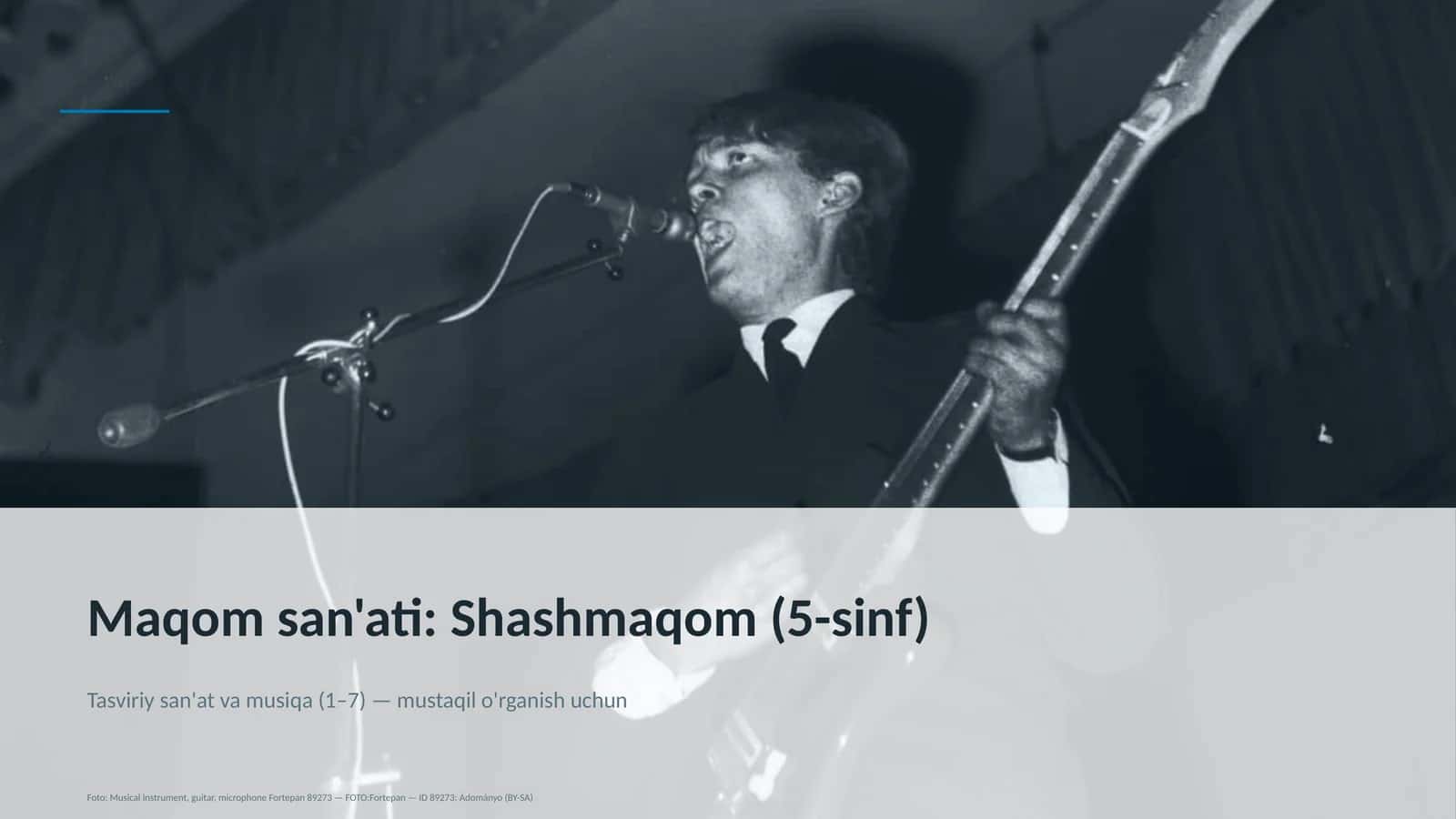 Maqom san'ati: Shashmaqom (5-sinf) 1