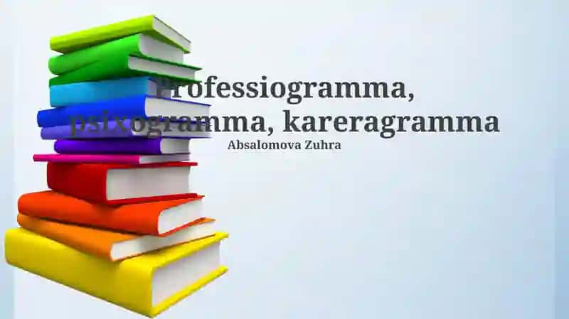 Kasbnomasi, Psixogramma va Karyerogramma: Ta'riflar va Tuzilish