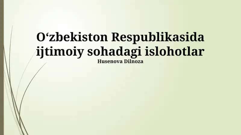 Mehnat munosabatlari va ishsizlik 1