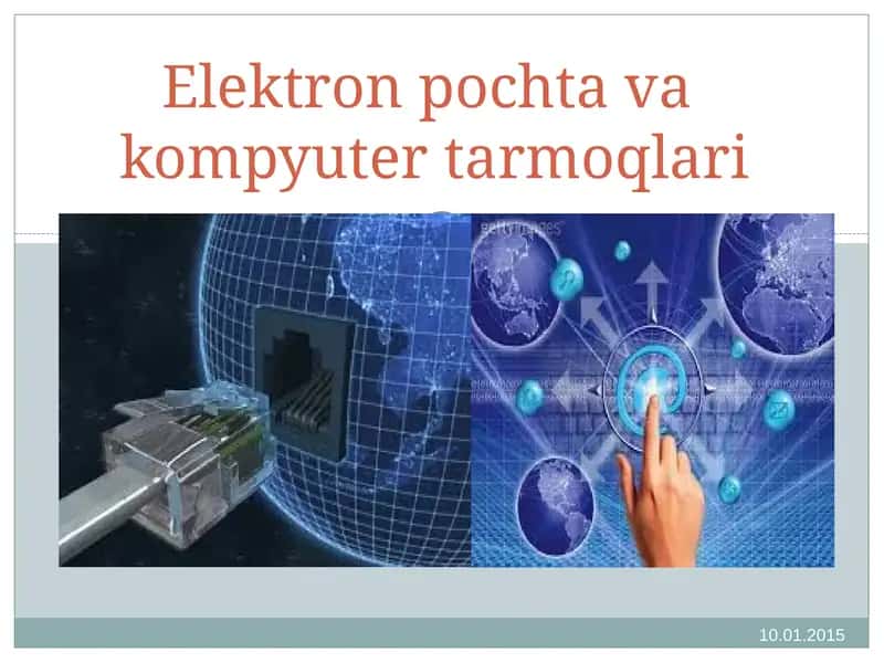 Elektron pochta vakompyuter tarmoqlari 1