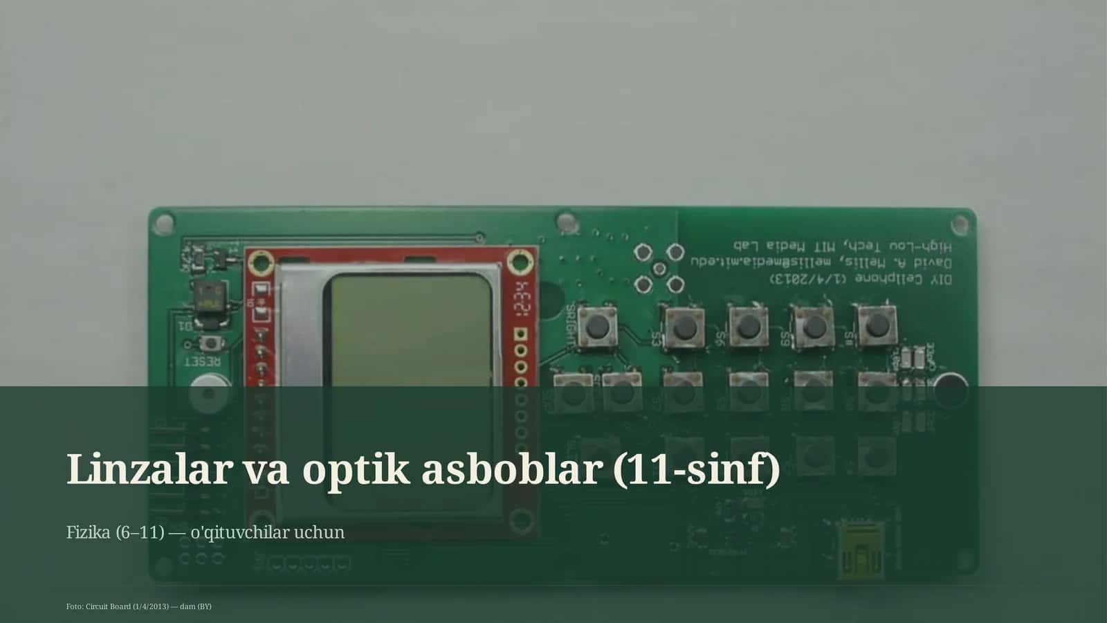 Linzalar va optik asboblar (11-sinf) 1