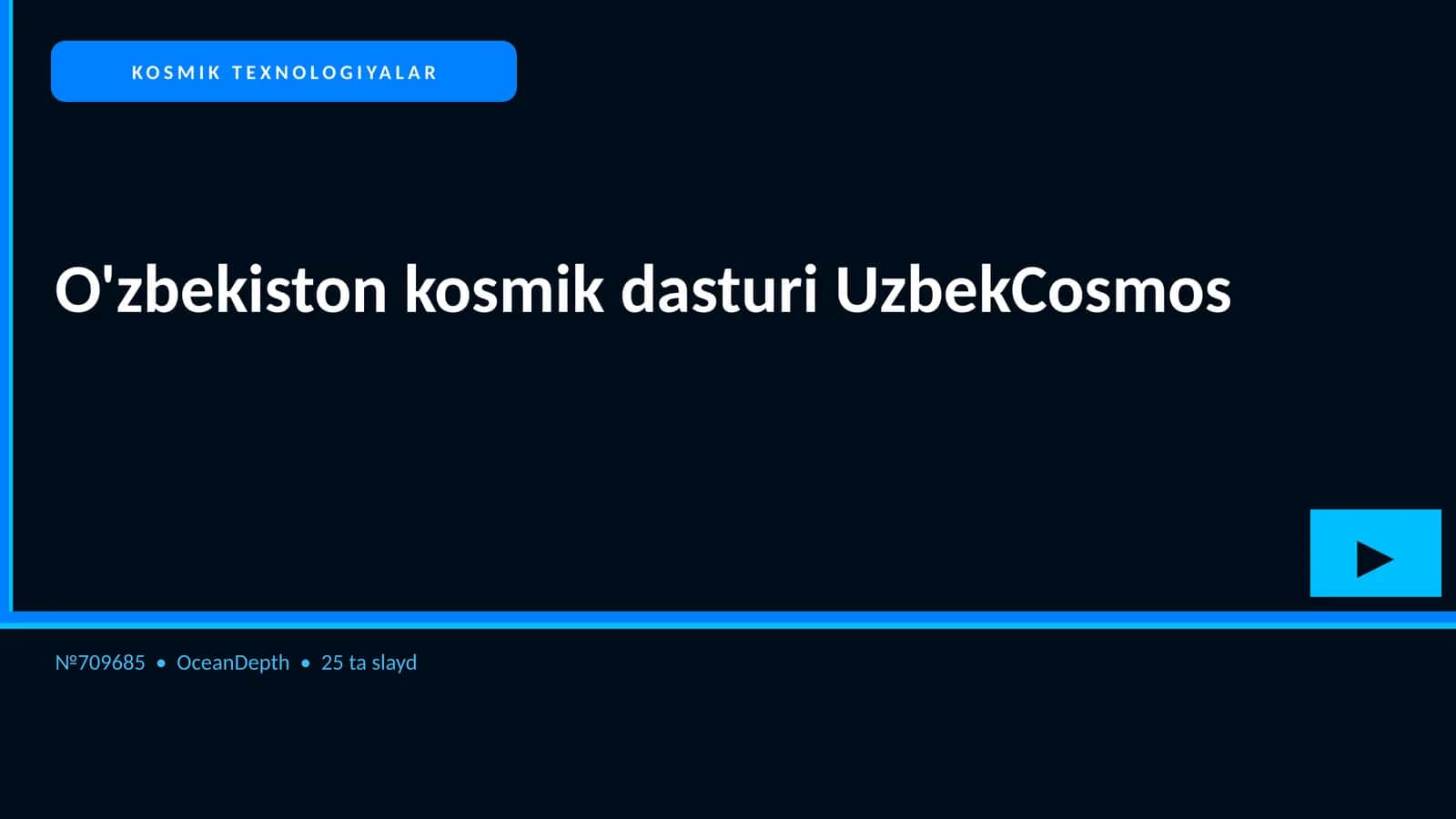 O'zbekiston kosmik dasturi UzbekCosmos 1