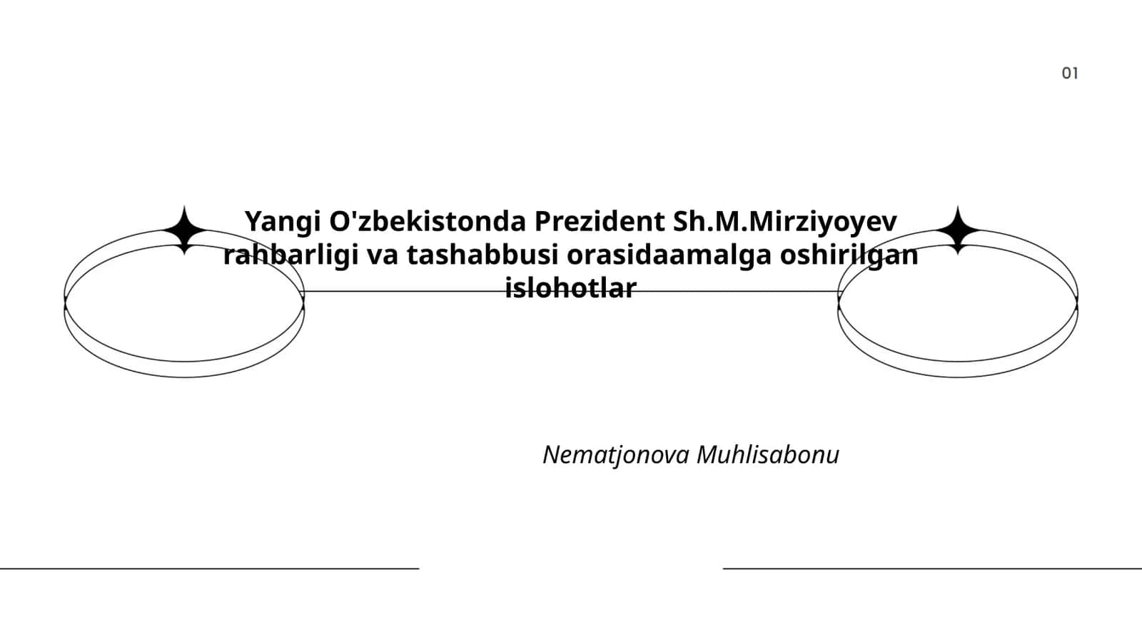 Islohotlar Nematjonova Muhlisabonu 1