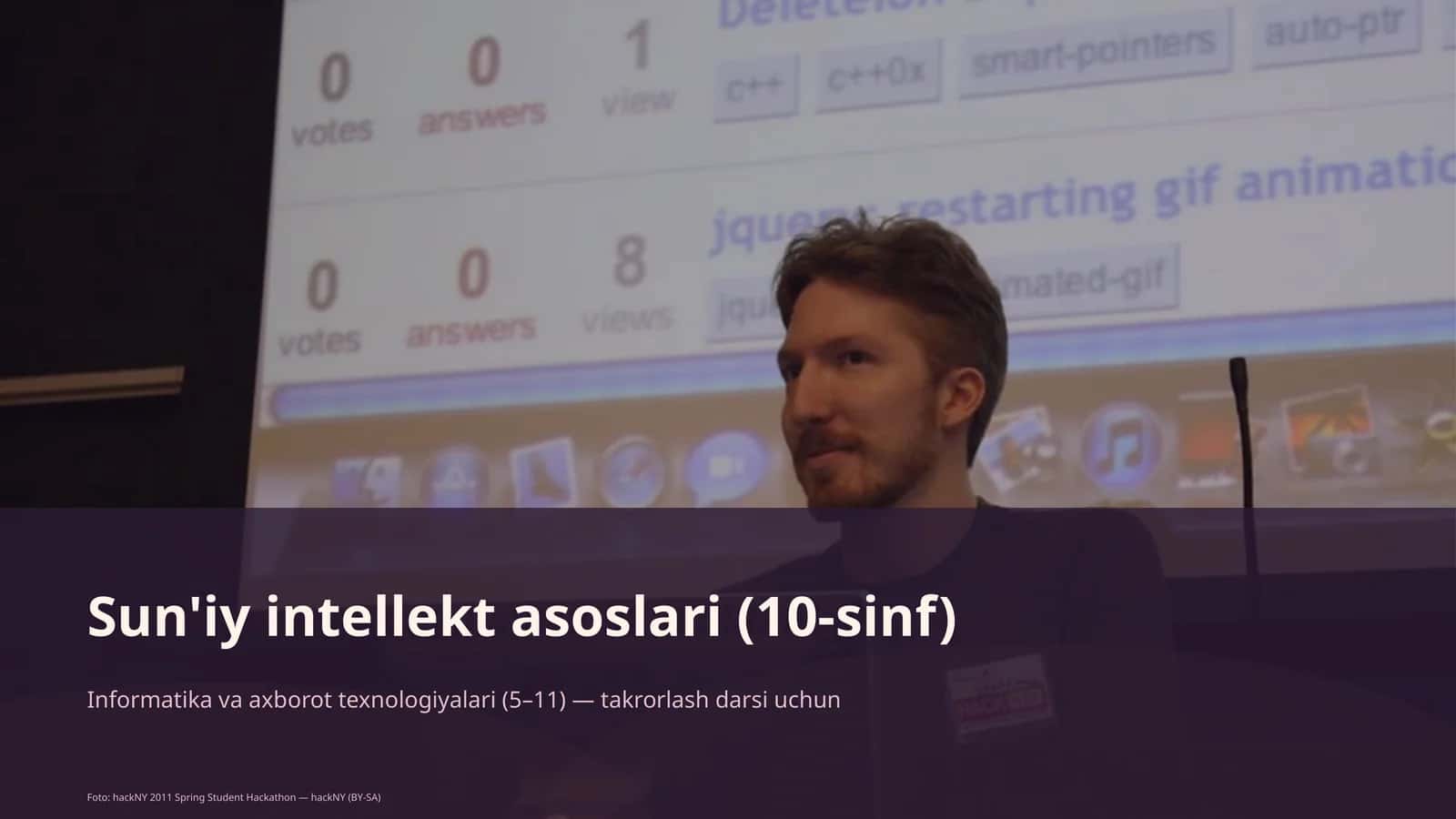 Sun'iy intellekt asoslari (10-sinf) 1
