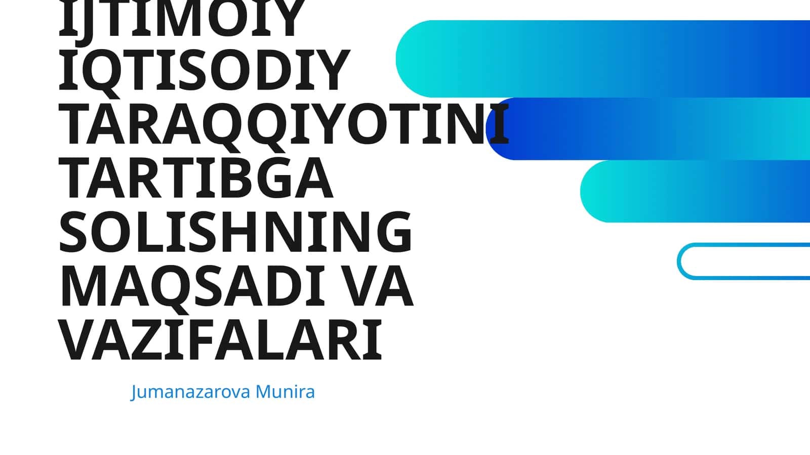 MINTAQALAR IJTIMOIY IQTISODIY TARAQQIYOTINI TARTIBGA SOLISHNING MAQSADI VA VAZIFALARI 1