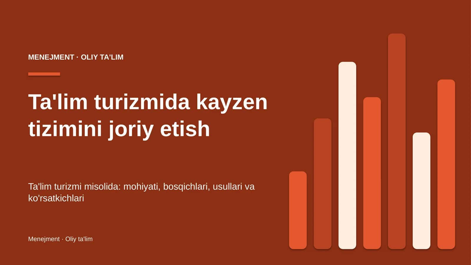 ta'lim turizmida kayzen tizimini joriy etish 5140 1
