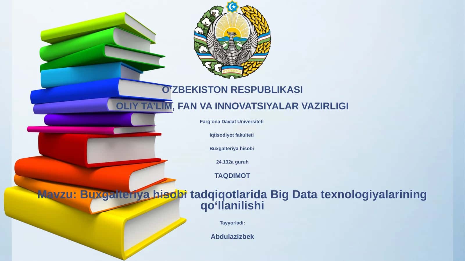 Buxgalteriya hisobi tadqiqotlarida Big Data texnologiyalarining qo‘llanilishi 1
