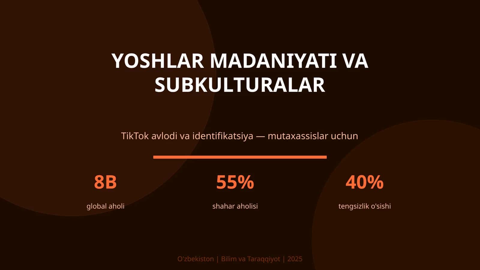 Yoshlar madaniyati va subkulturalar 1
