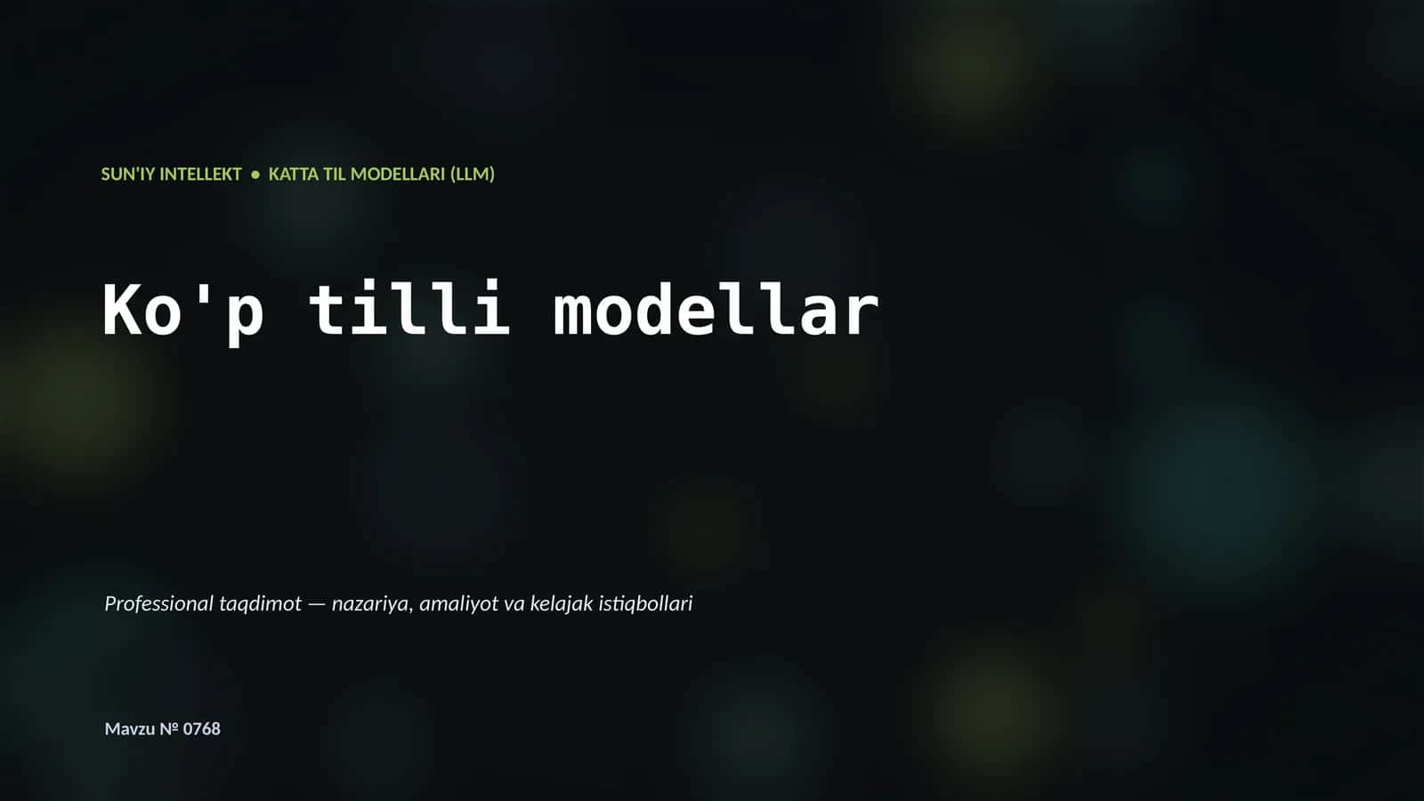 Katta til modellari 1
