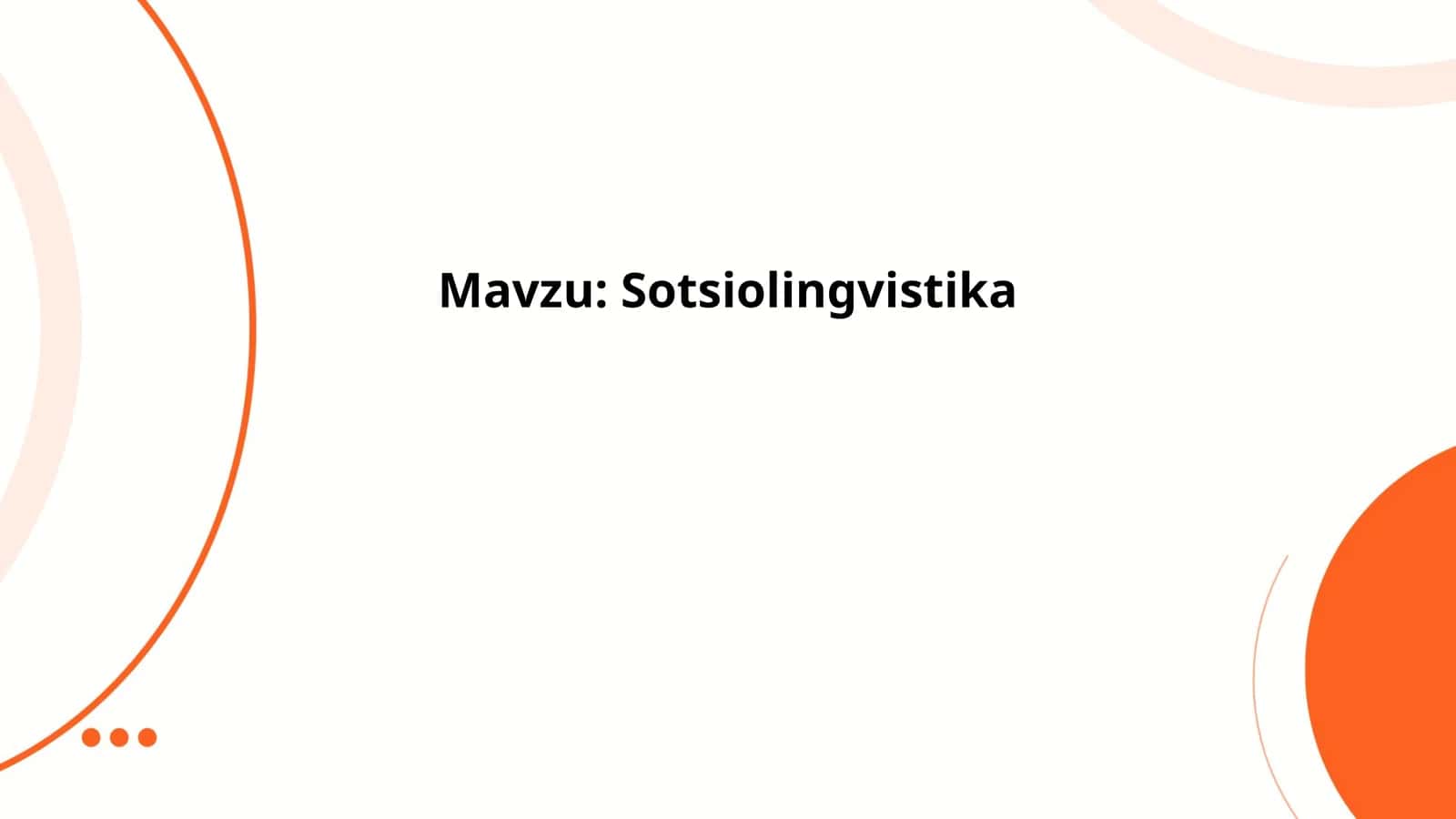 Sotsiolingvistika 1