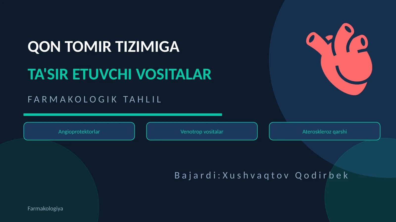 ANGIOPROTEKTORLAR VA VENOTROP VOSITALAR 1