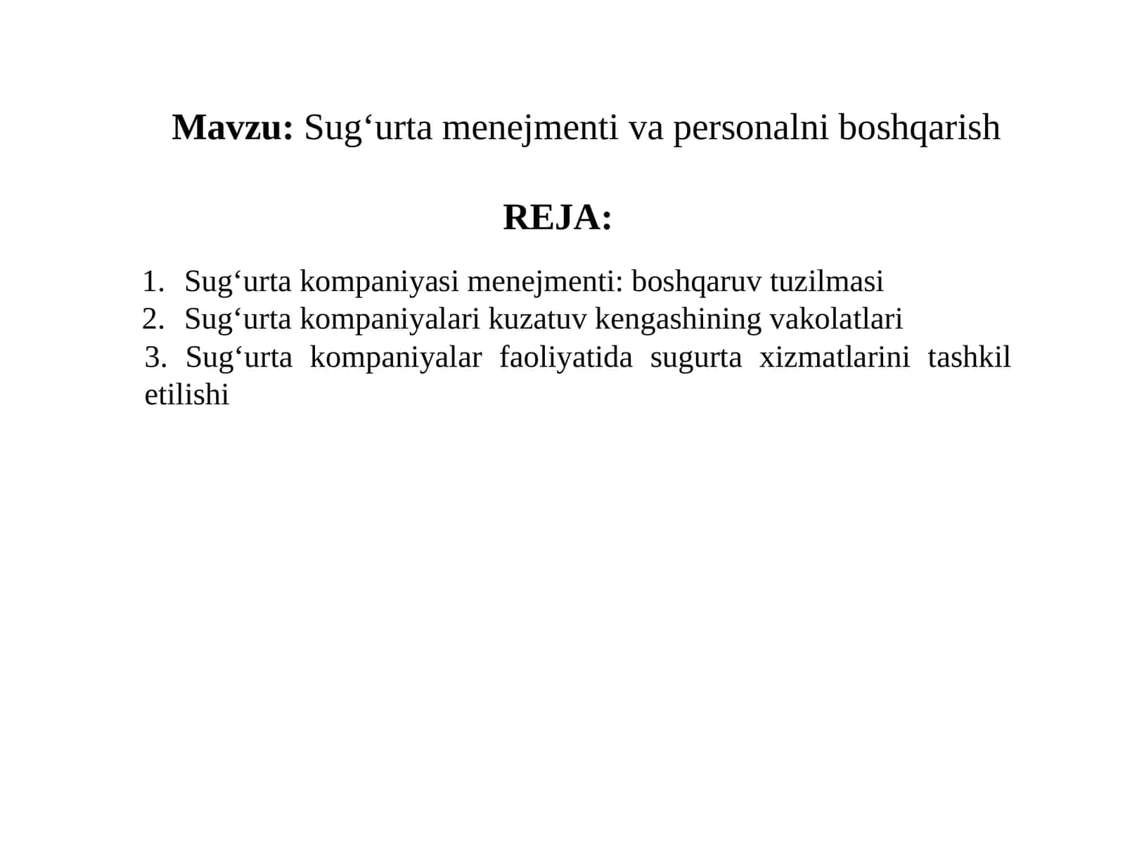 Sug‘urtamenejmentivapersonalniboshqarish 1