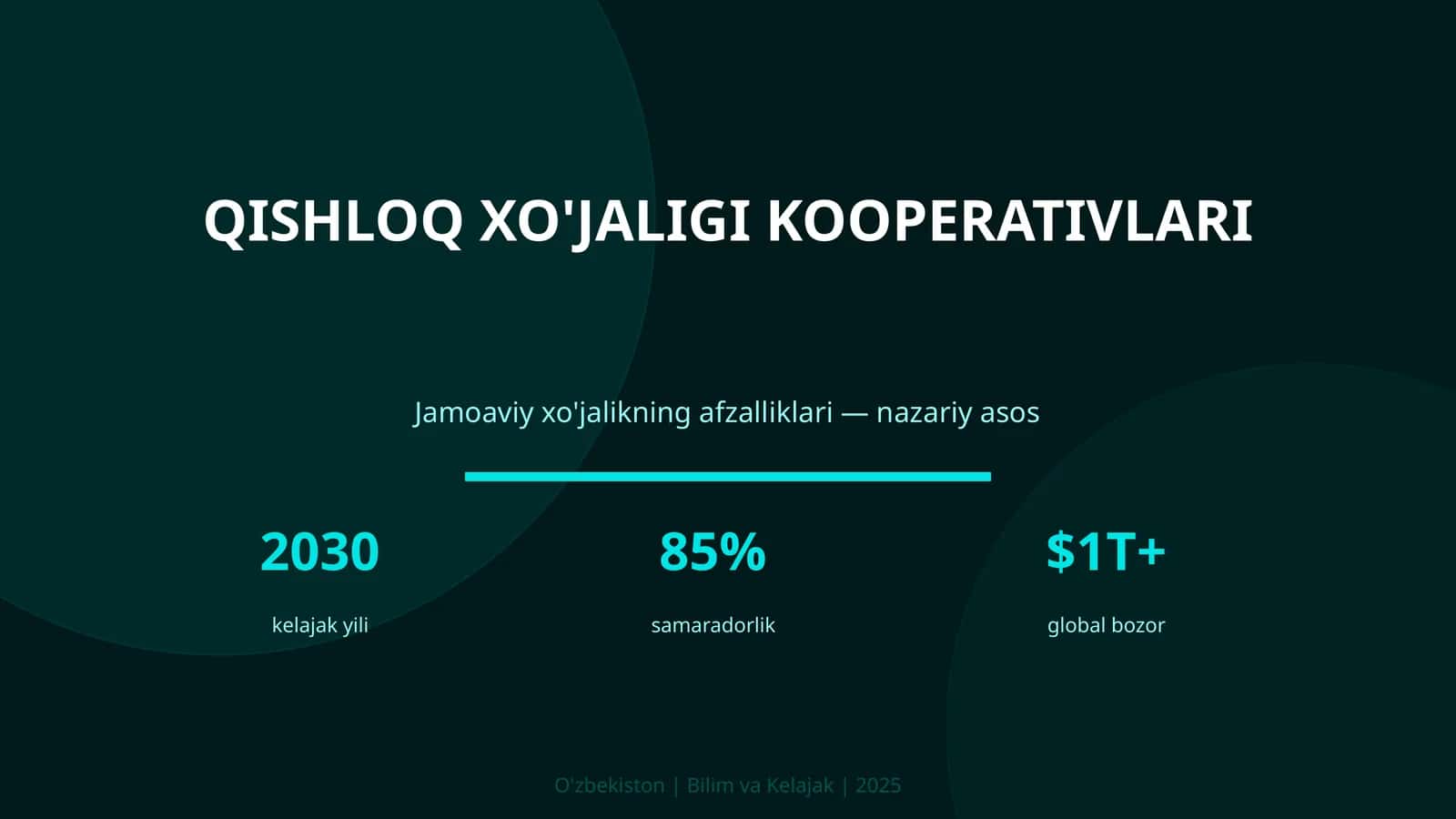 Qishloq xo'jaligi kooperativlari 1