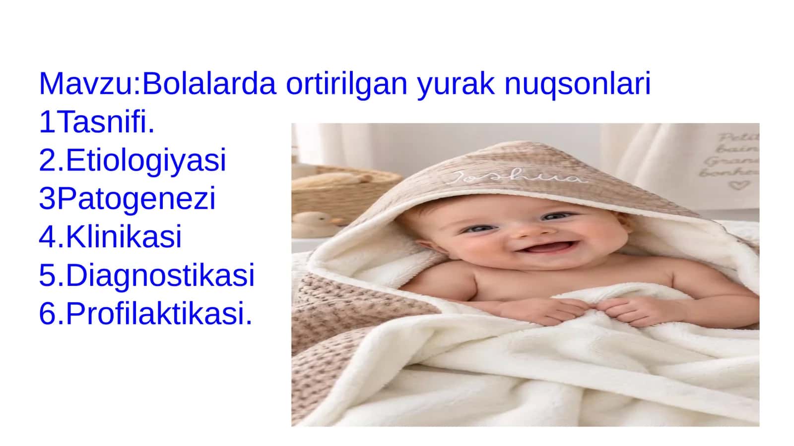 Bolalarda ortirilgan yurak nuqsonlari 1