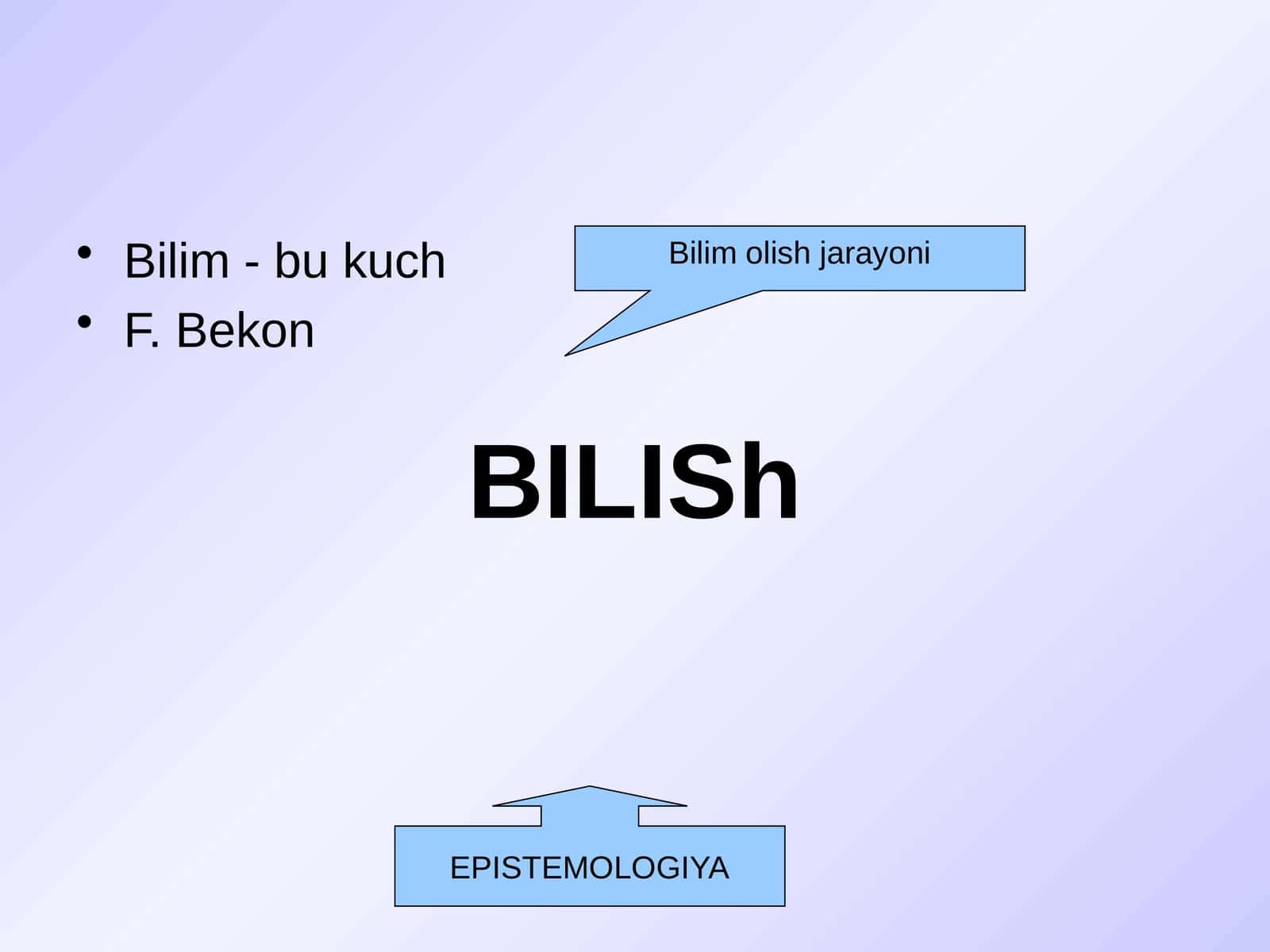 EPISTEMOLOGIYA 1