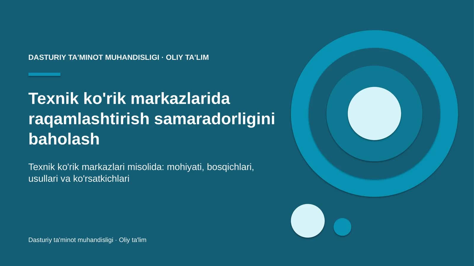 Texnik ko'rik markazlarida raqamlashtirish samaradorligini baholash 1