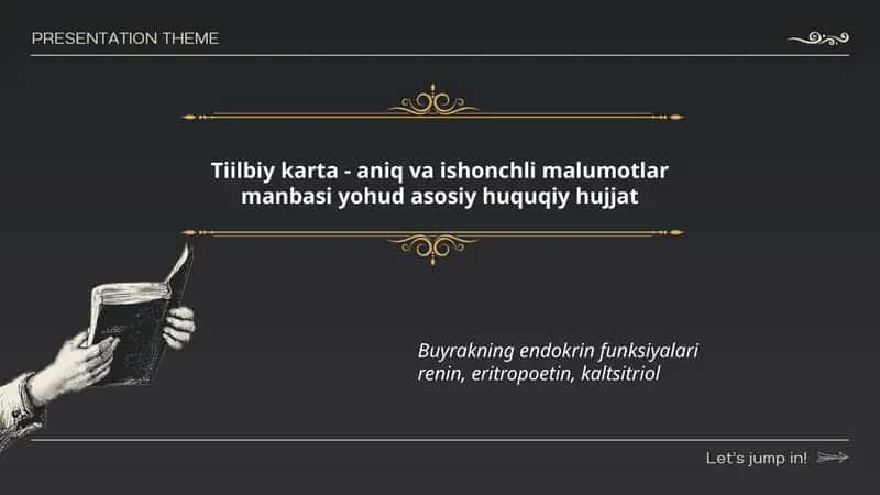 Buyrakning endokrin funksiyalari 1