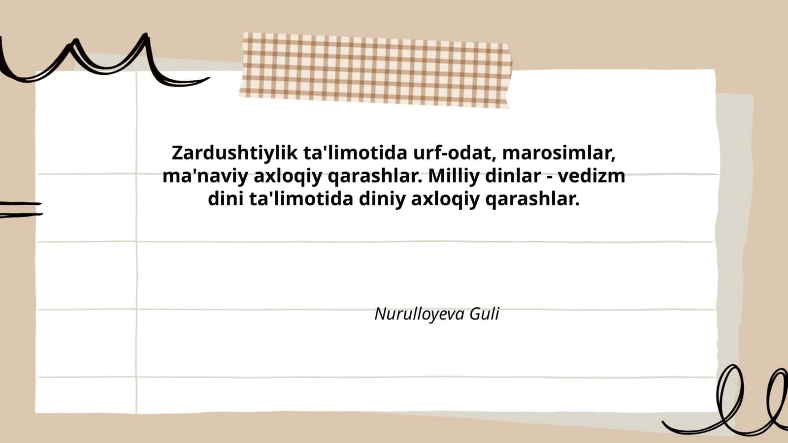 Zardushtiylik ta'limoti 1