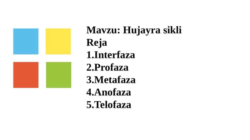 Hujayrasikli 1